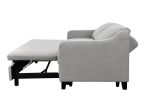 69"3 in 1 Convertible Queen Sleeper Sofa Bed, Modern Fabric Loveseat Futon Sofa Couch w/Pullout Bed, Small Love Seat Lounge Sofa w/Reclining Backrest,