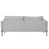 76.2" Modern Style 3 Seat Sofa Linen Fabric Upholstered Couch Furniture 3-Seats Couch for Different Spaces,Living Room,Apartment