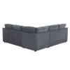 [NEW ARRIVED] [VIDEO PROVIDED]L-shaped sofa with pull-out sofa bed, Corner Sofa,comfortable living room furniture set, sleeper sofa bed,Corner seat fo