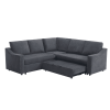 [NEW ARRIVED] [VIDEO PROVIDED]L-shaped sofa with pull-out sofa bed, Corner Sofa,comfortable living room furniture set, sleeper sofa bed,Corner seat fo