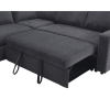 [NEW ARRIVED] [VIDEO PROVIDED]L-shaped sofa with pull-out sofa bed, Corner Sofa,comfortable living room furniture set, sleeper sofa bed,Corner seat fo